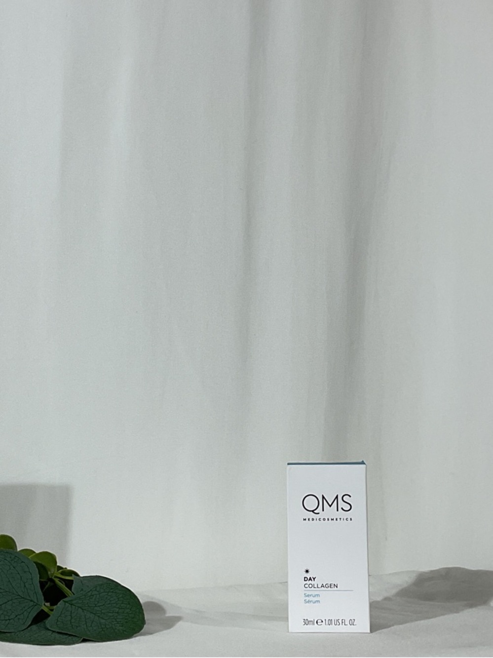 QMS Day Collagen Serum – White Bottle